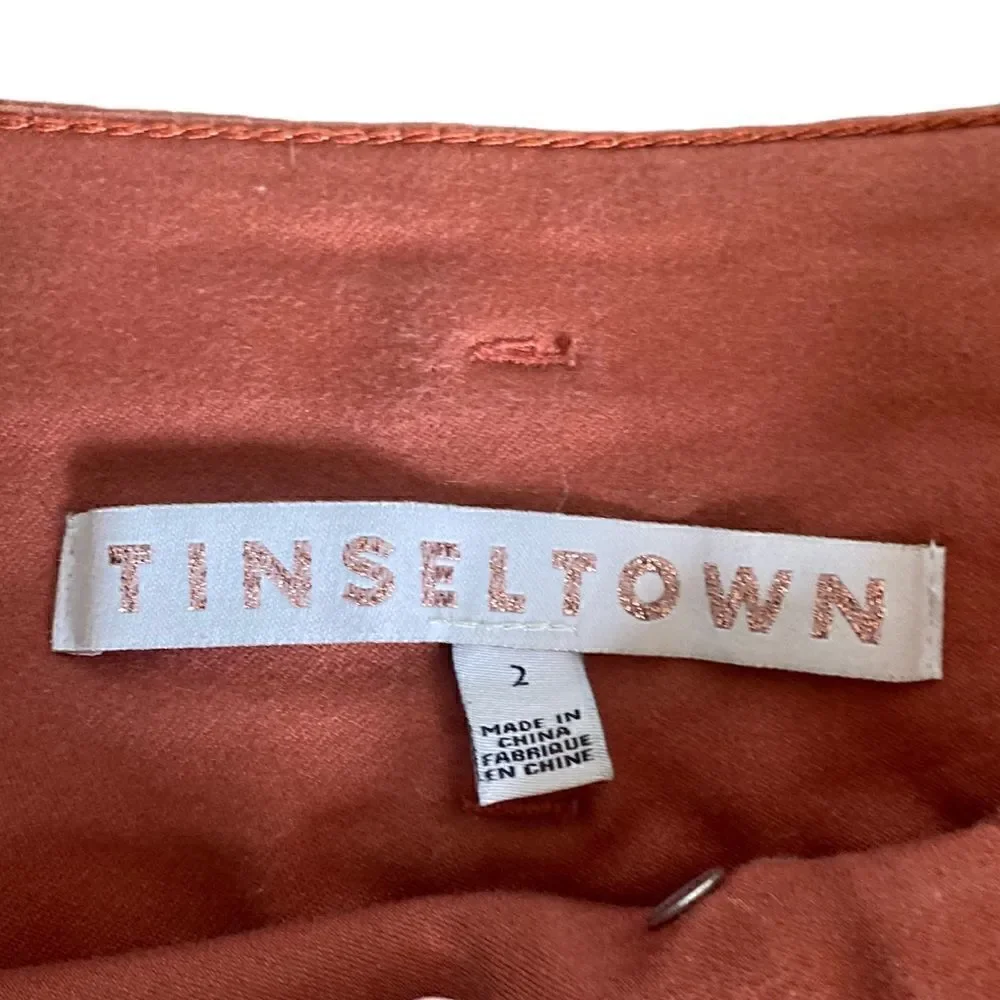Tinseltown Juniors High Rise Cheek Shorts Size 2